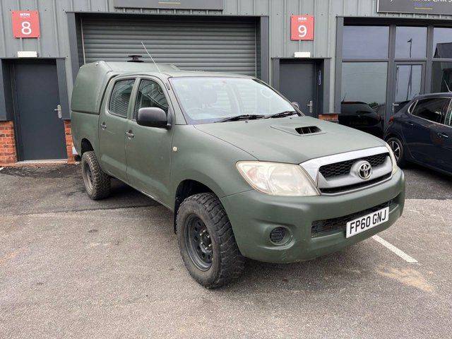 Toyota Hilux HL2 2010 D/Cab Pick Up 2.5 D-4D 4WD 144 Pick Up Diesel Green