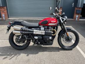 TRIUMPH STREET SCRAMBLER 2018  at M J Lawrence Car Sales Caistor