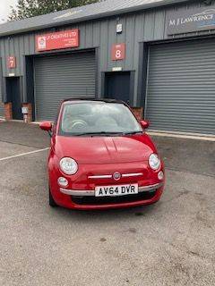 Fiat 500 1.2 Lounge 3dr [Start Stop] Hatchback Petrol Red